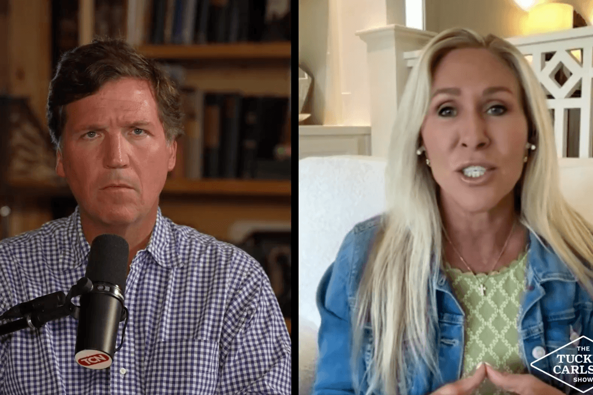 Marjorie Taylor Greene joins Tucker Carlson and ditches Republican party: ‘We’re done with America Last’