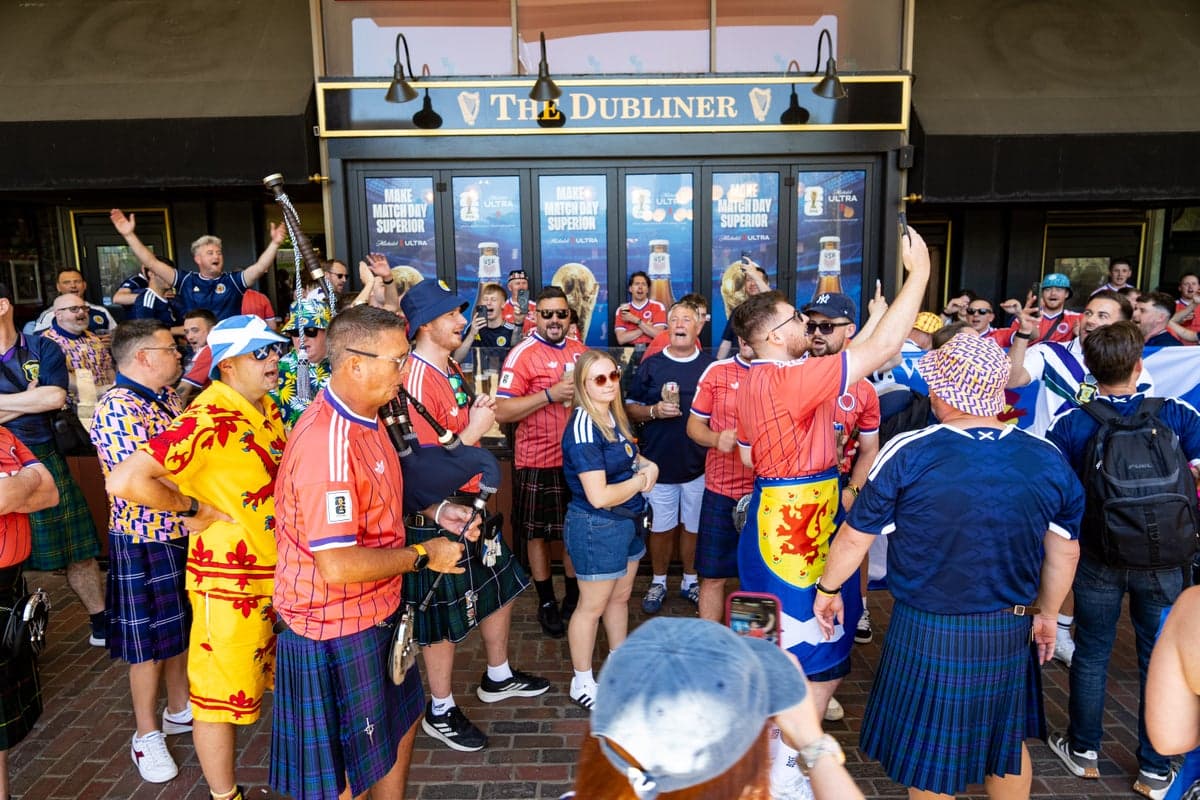 Scotland fans channel the spirit of the World Cup to leave Boston charmed 