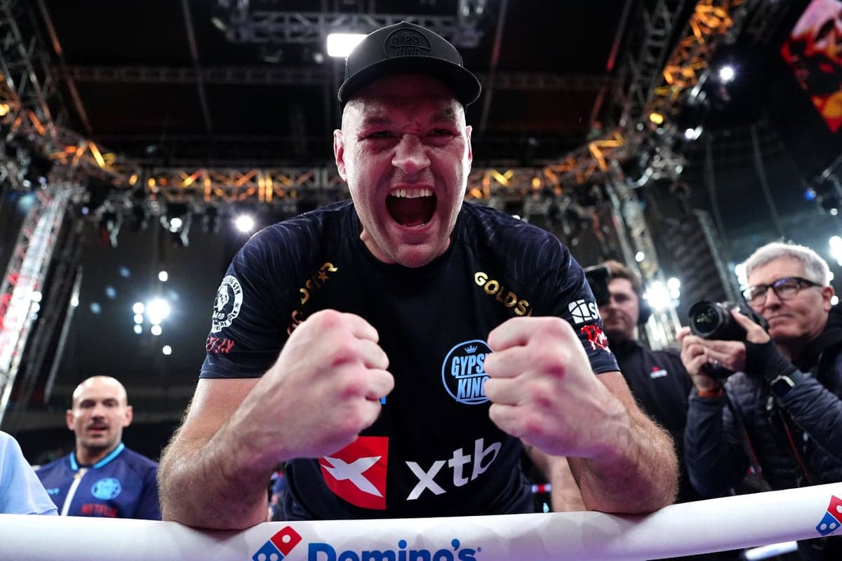 ‘I’m Mr Slim now’ – Tyson Fury weighs in 26lbs lighter than rival Mariusz Wach