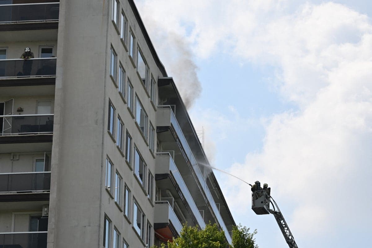 Antwerp fire: Several people killed as blaze rips though apartment block