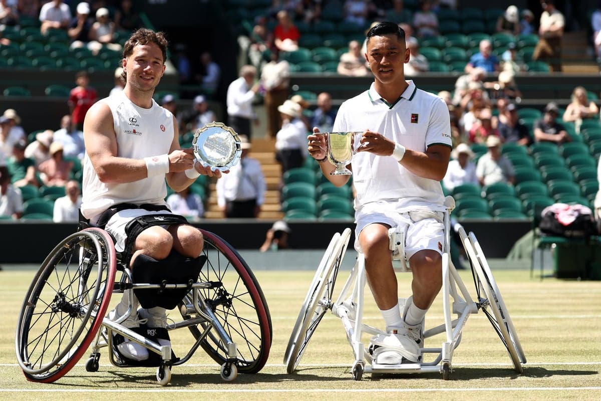 ‘Incredible’ Tokito Oda defeats Alfie Hewett in Wimbledon final for third grand slam title of 2026 