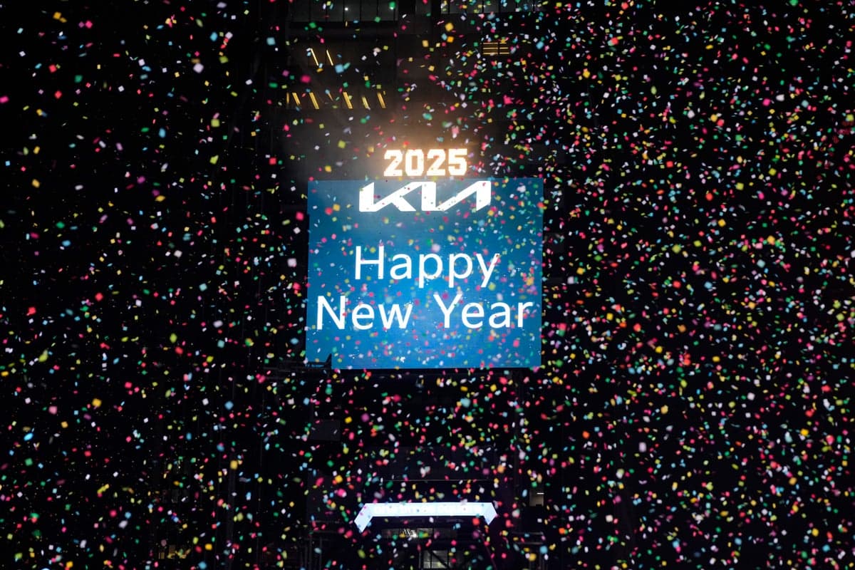 Revelers bring in the New Year in New York’s Time Square