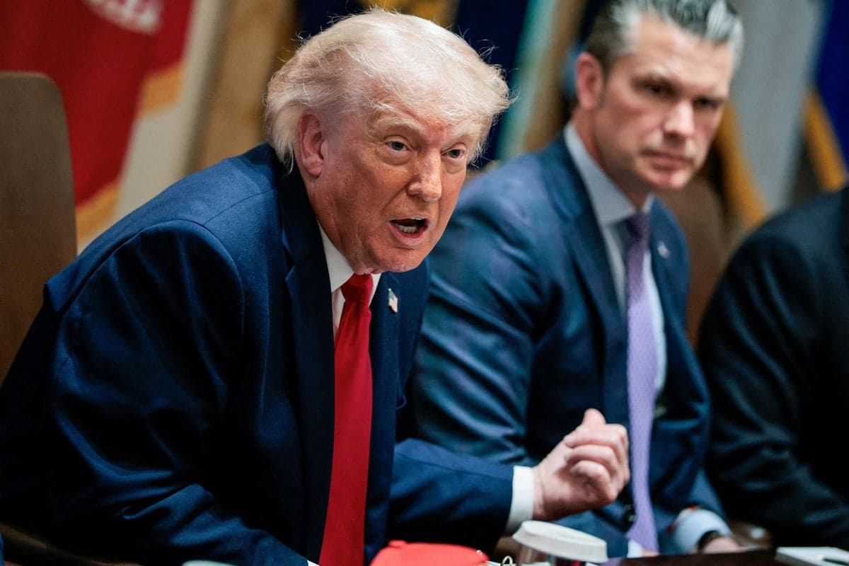 Trump boasts US military ‘never been stronger’ and war department ‘never hotter’ as he joins Nato summit