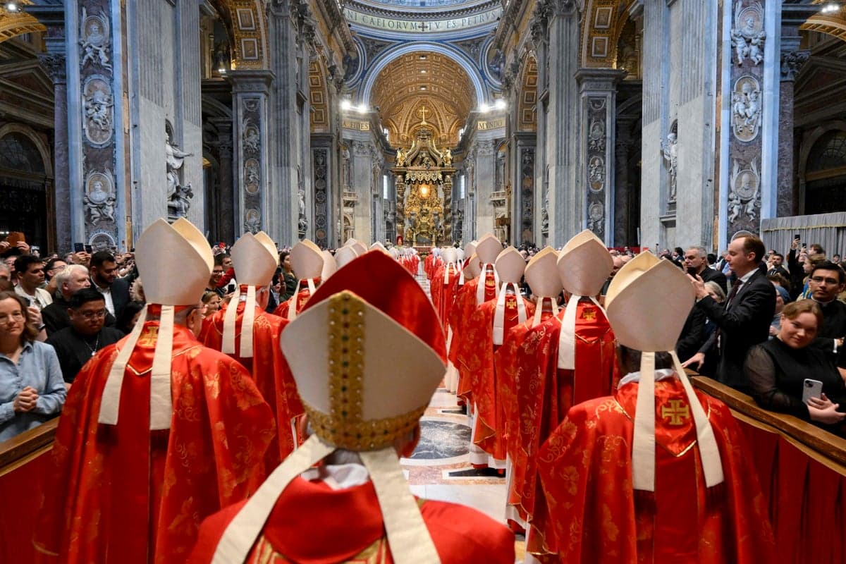 Watch live view of Vatican chimney as conclave begins to elect new pope