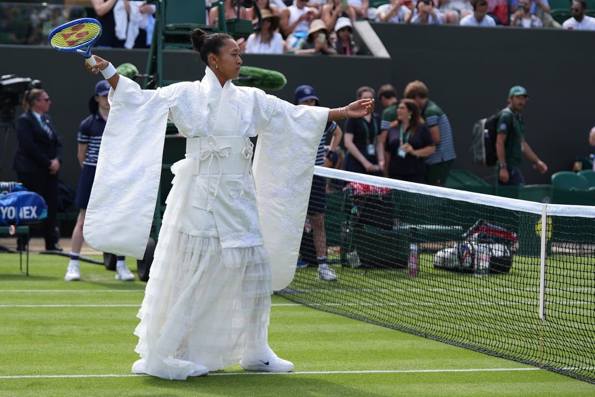 Naomi Osaka honors her heritage with latest grand slam fashion statement at Wimbledon