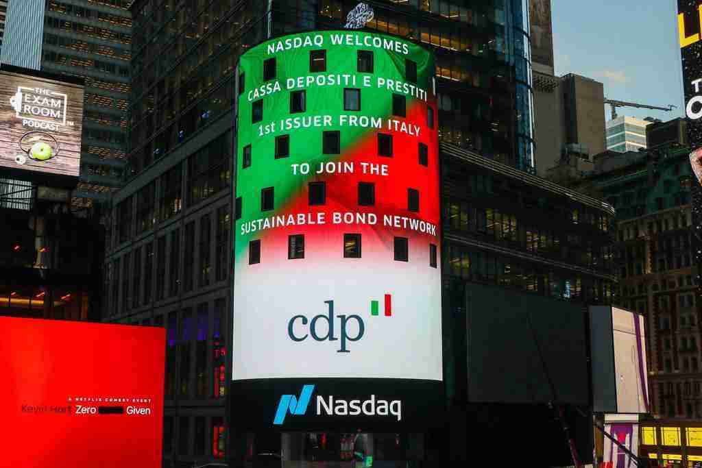 CDP becomes the first Italian institution to join the Nasdaq Sustainable Bond Network