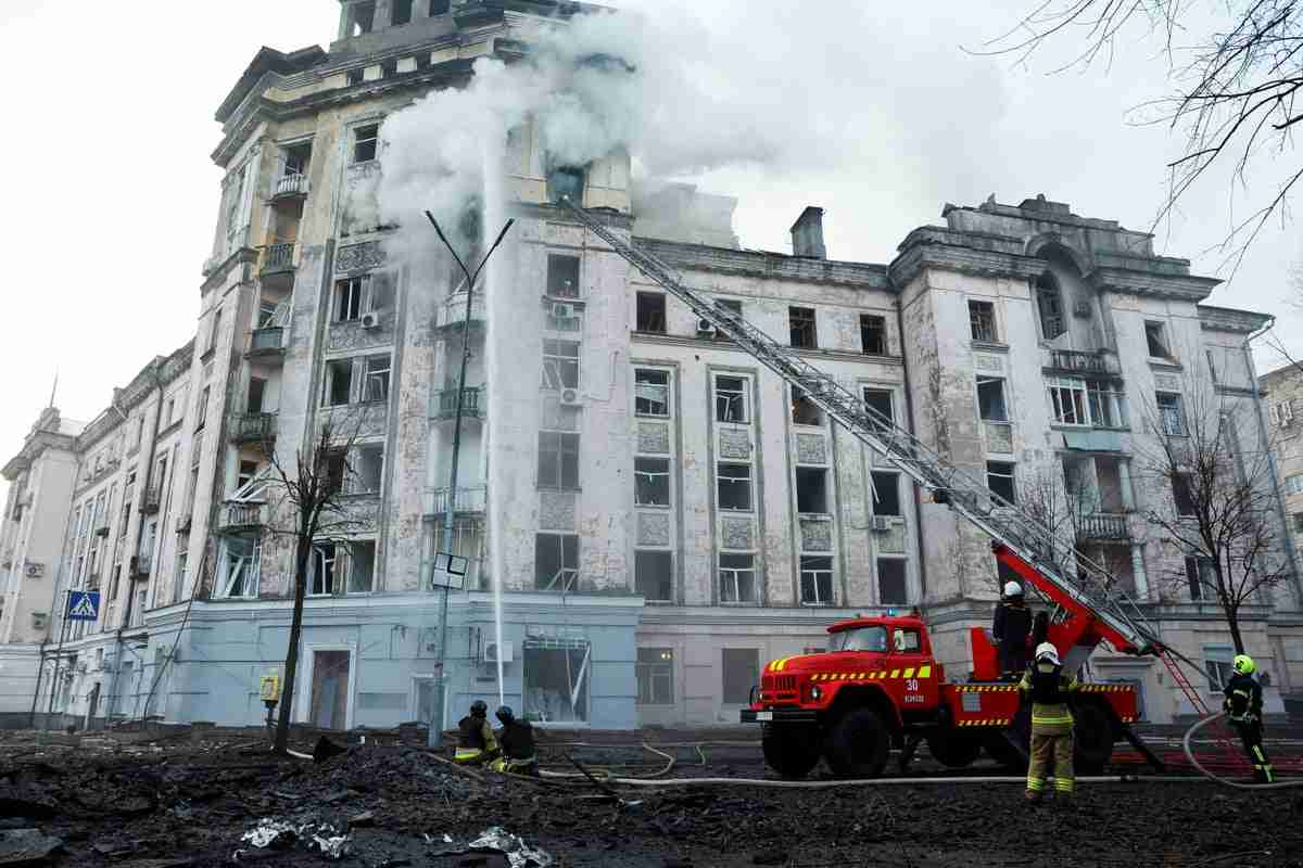 Ukraine-Russia war live: Kyiv under major attack from Putin’s forces as 31 missiles downed
