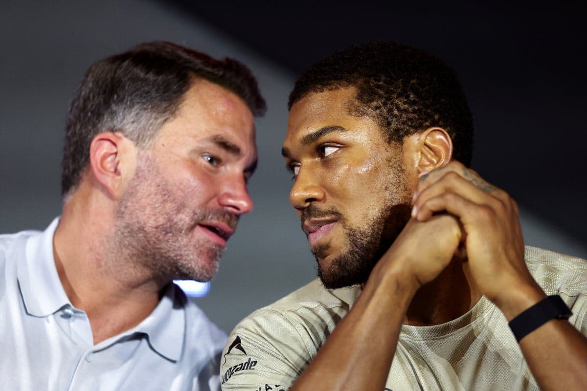 Eddie Hearn admits he and Anthony Joshua are preventing confirmation of Tyson Fury fight due to US dispute