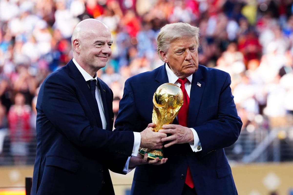Donald Trump says ousting Gianni Infantino from Fifa presidency would be ‘terrible mistake’