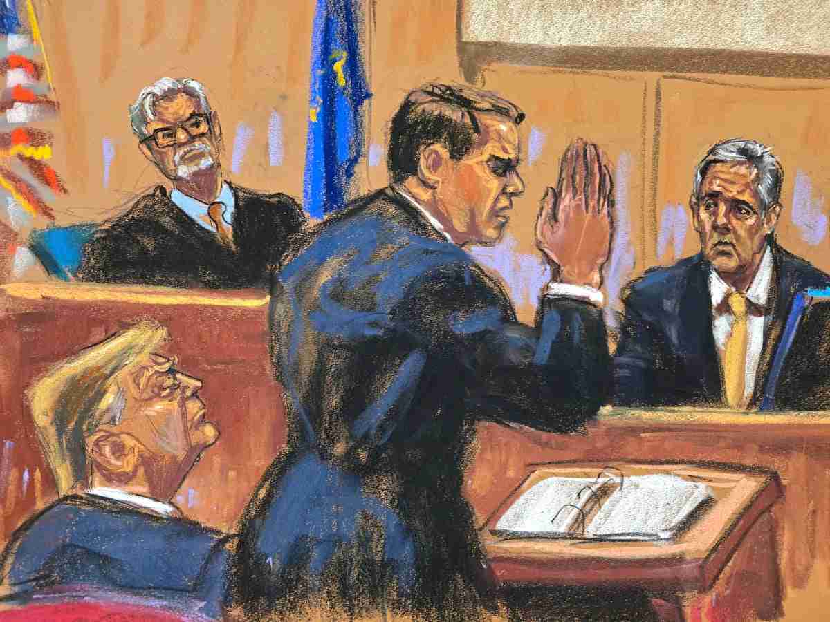 Trump trial live: Michael Cohen grilled over key phone call about Stormy Daniels’ hush money payment