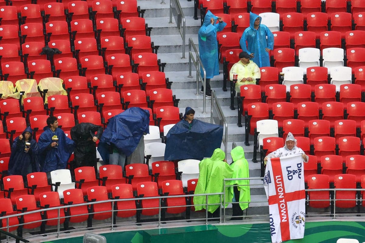 Thunderstorms arrive in Mexico City before England World Cup match 