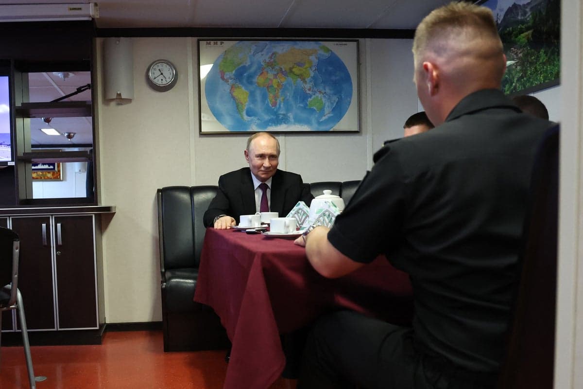 Ukraine-Russia war latest: Putin cancels navy celebration parades as Kyiv strikes near St Petersburg