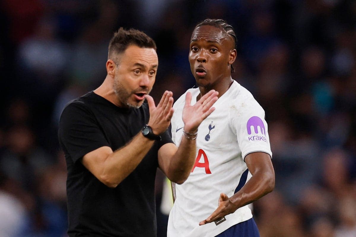 Roberto De Zerbi plays down row with Mathys Tel as Tottenham goal drought continues