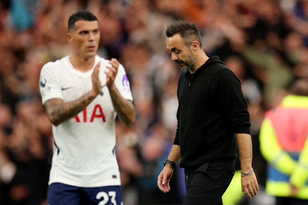 Roberto De Zerbi apologises for Newcastle defeat but insists Spurs ‘will not panic’