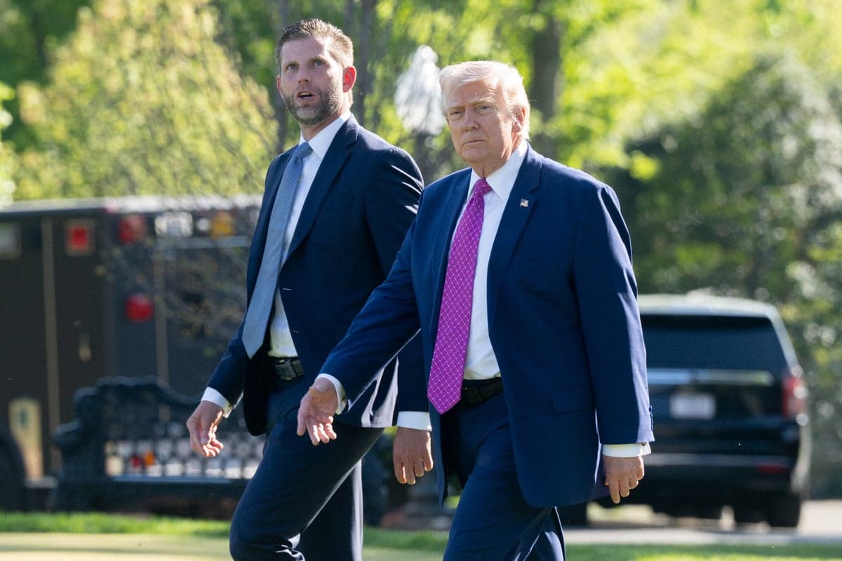 Trump Organization gushes about Eric on Father’s Day – but forgets about Don Jr