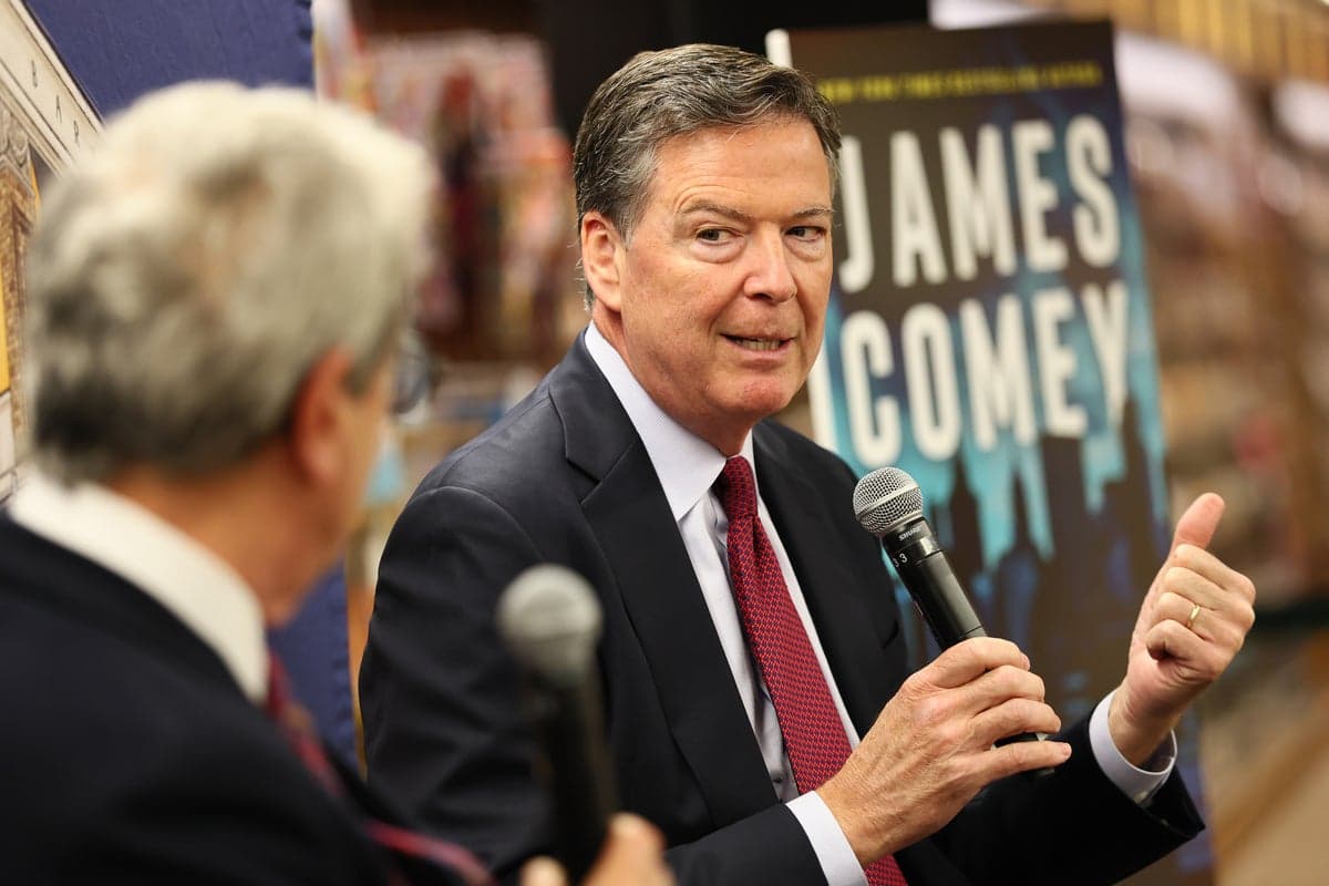 Prosecutors use James Comey’s own book in case of ‘8647’ message they claim threatened Trump