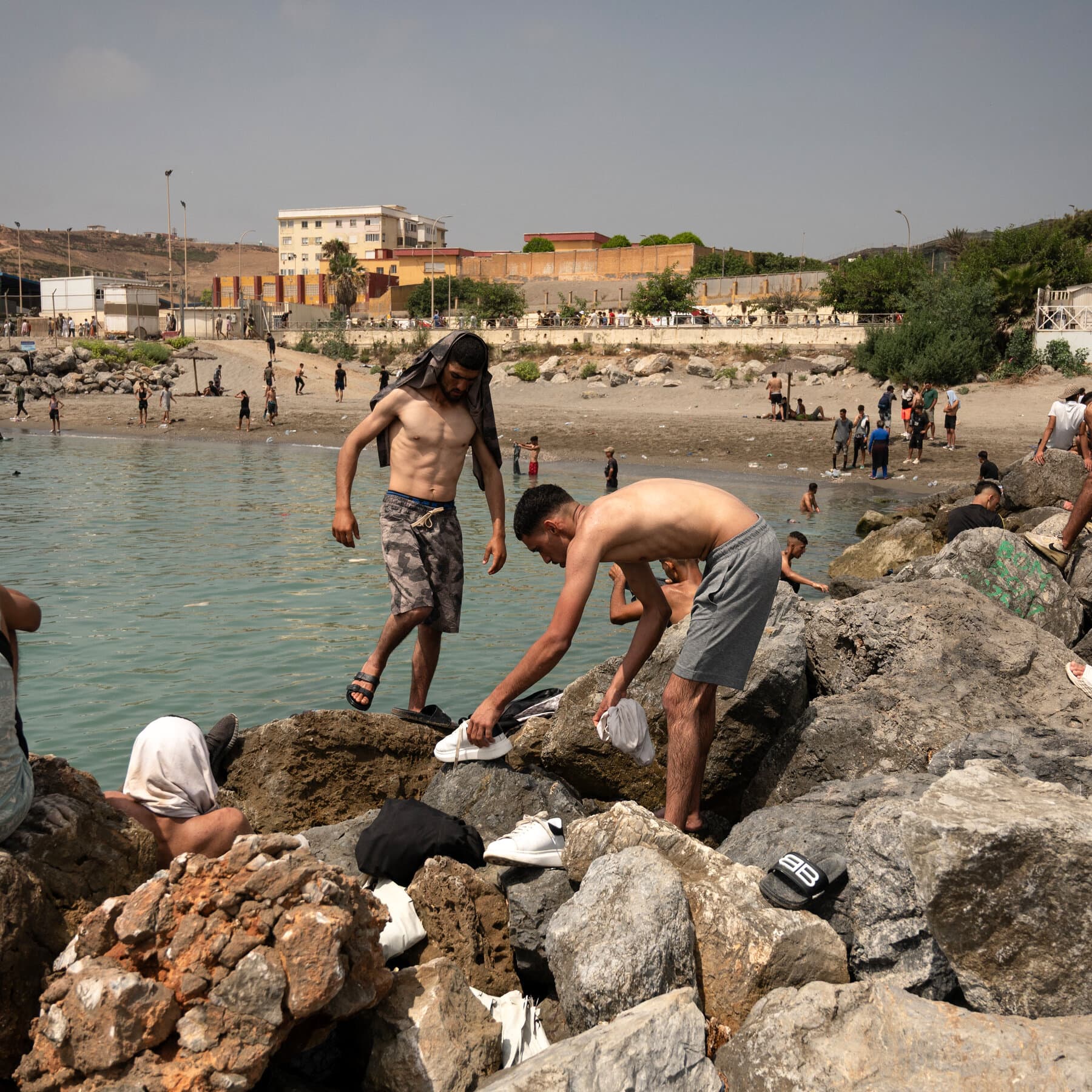 Young Men Poured Into Ceuta Seeking Work