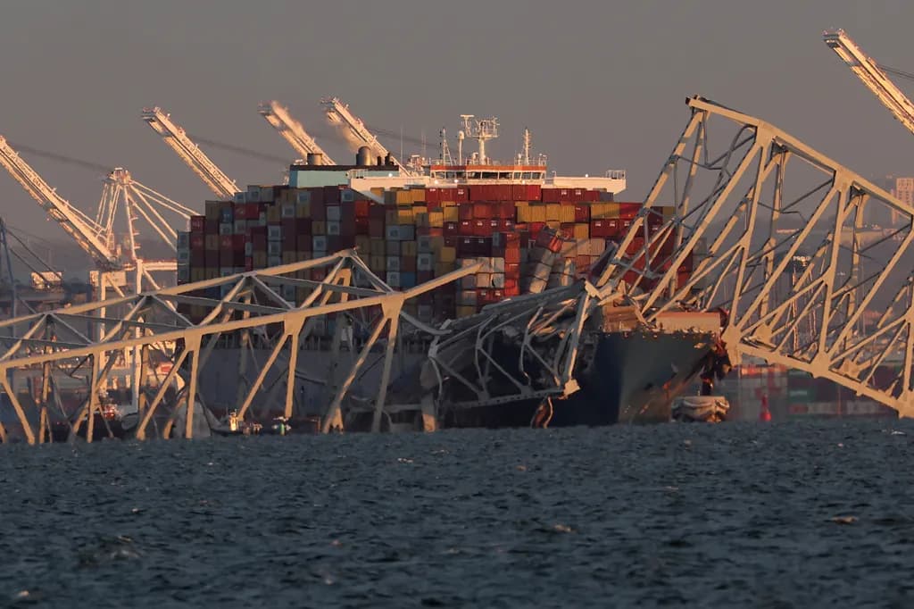 Tragic Collapse: Baltimore’s Key Bridge Falls after Ship Collision