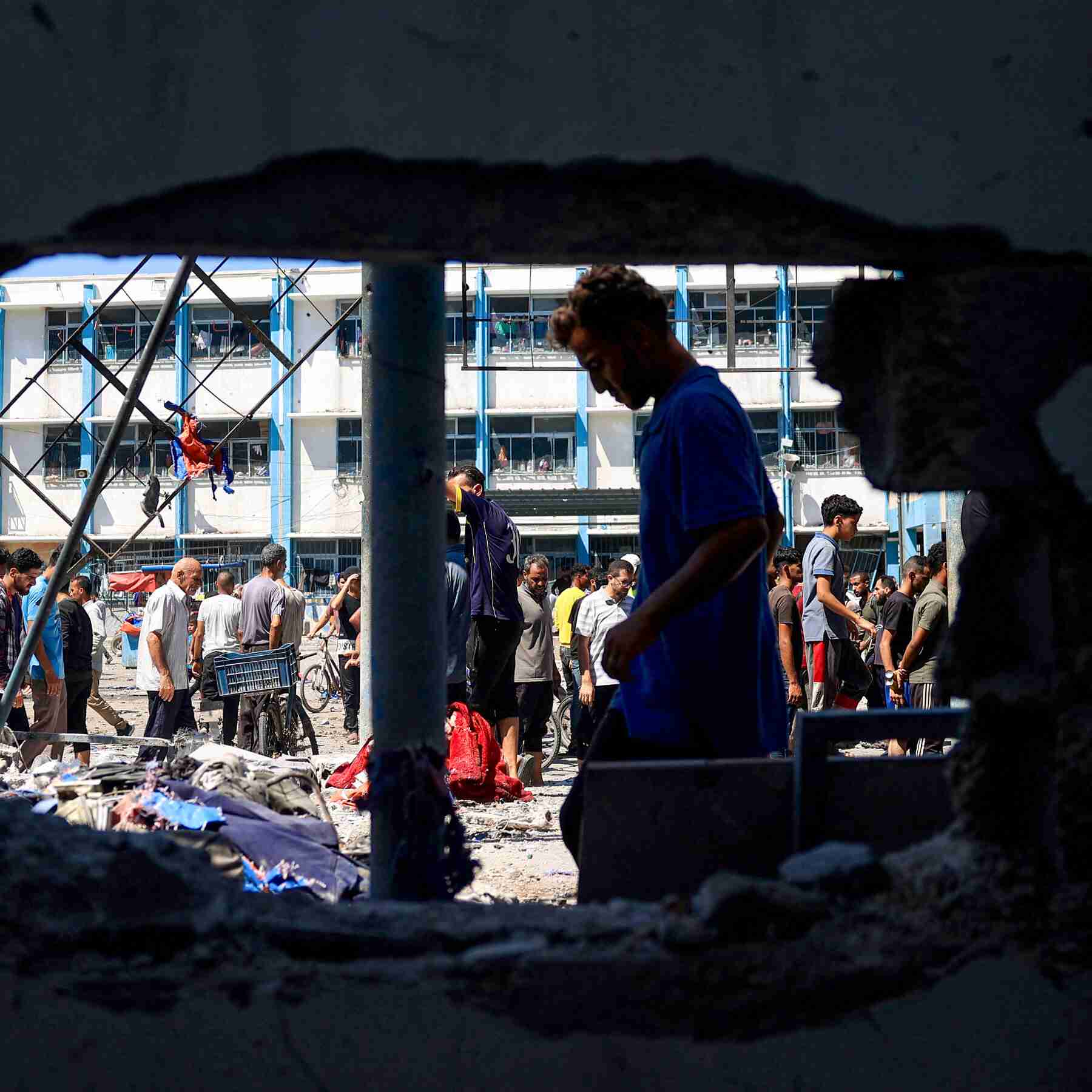 Middle East Crisis: Israeli Strikes, One on a School Building Turned Shelter, Kill More Than 20