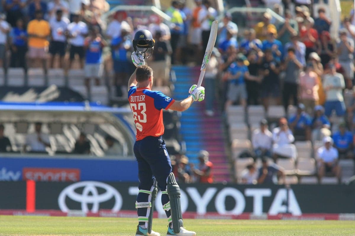 Jos Buttler’s 131 helps England beat India by 56 runs to complete 4-0 series win