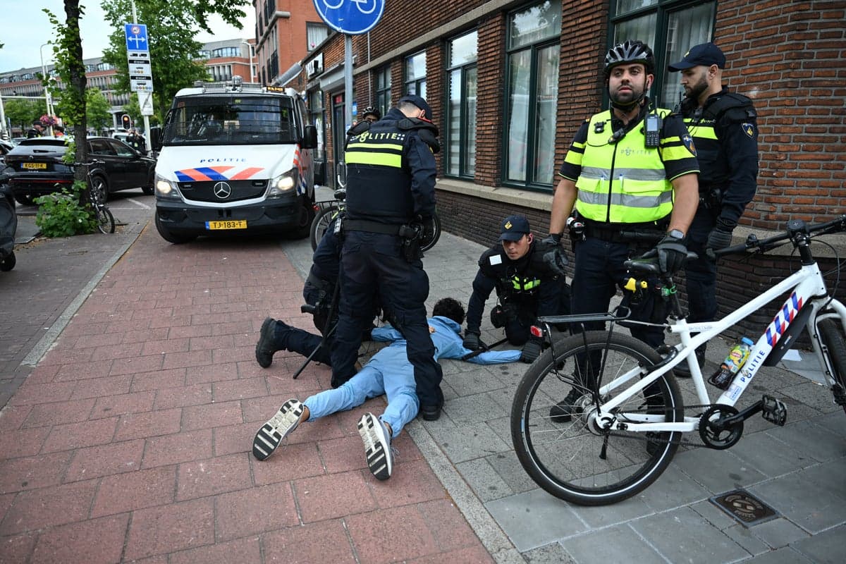 Violence erupts in the Netherlands after dramatic World Cup defeat by Morocco