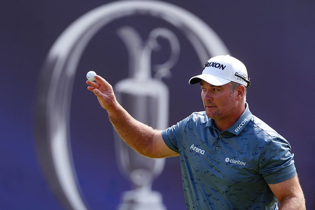 Ryan Fox becomes latest man to equal major record but Sam Burns takes Open lead