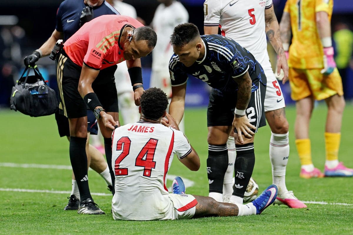 Reece James sparks new injury fears as England suffer World Cup heartbreak against Argentina