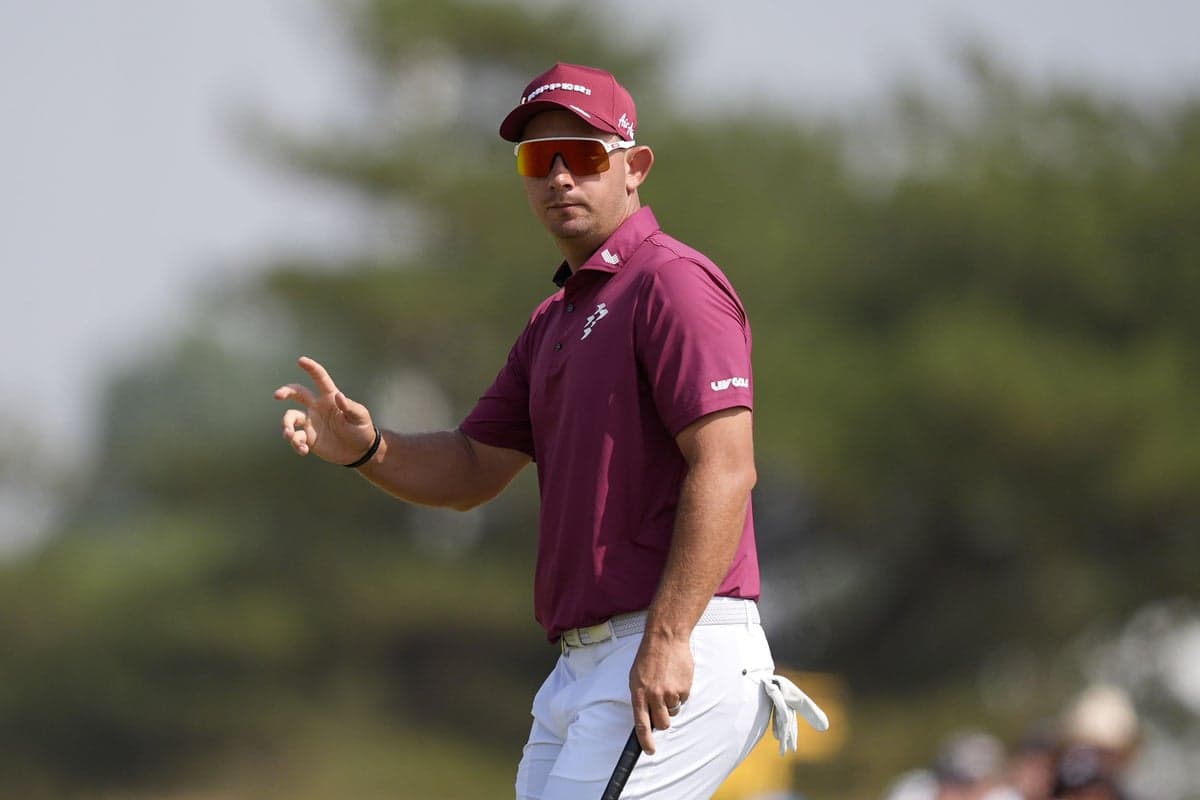 The Open: Record-equalling Lucas Herbert surges up the leaderboard
