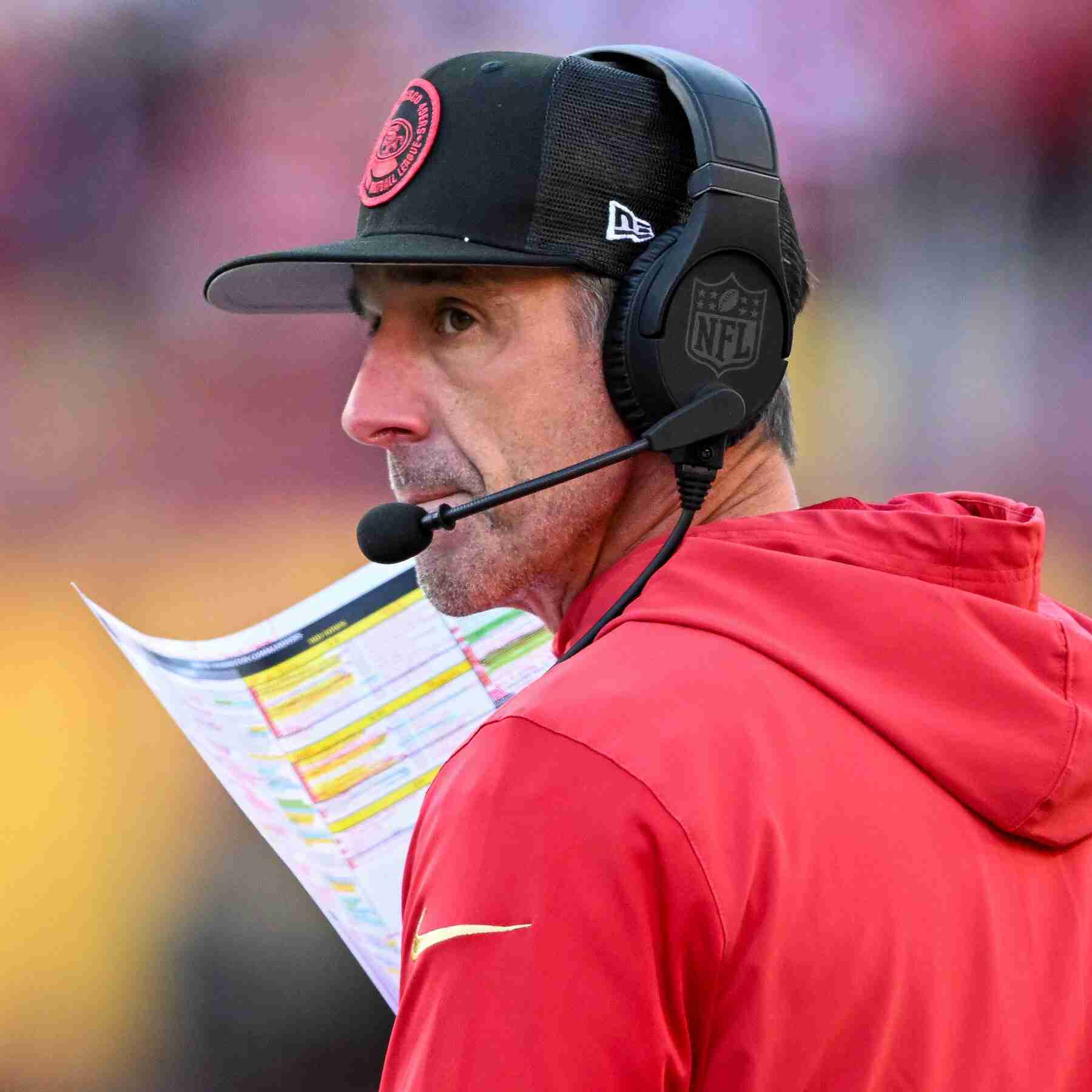 In the 49ers’ Building, Coach Kyle Shanahan Is Always Watching