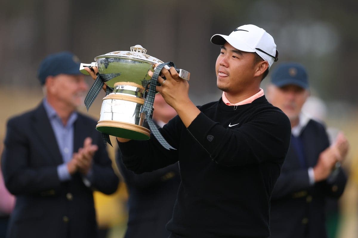 Tom Kim storms to Scottish Open win to make statement of major intent