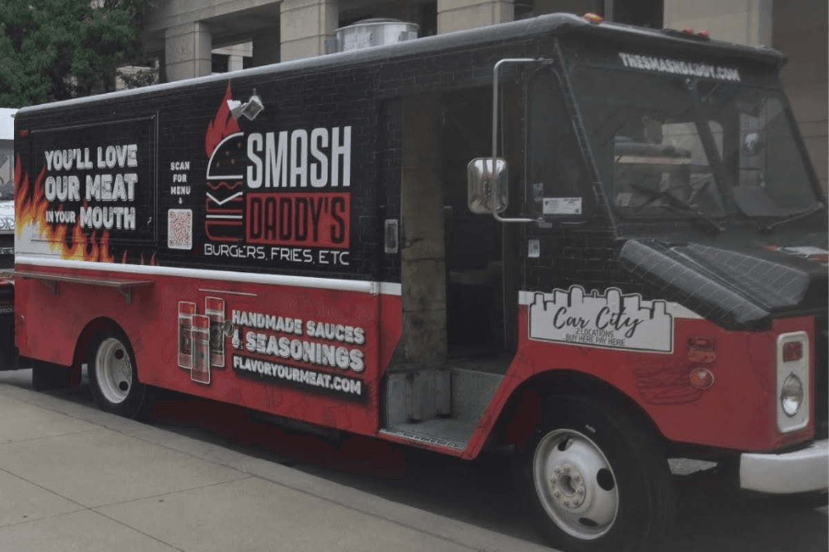 Food truck is booted from market over its innuendo-laden slogan as owner cries ‘censorship’