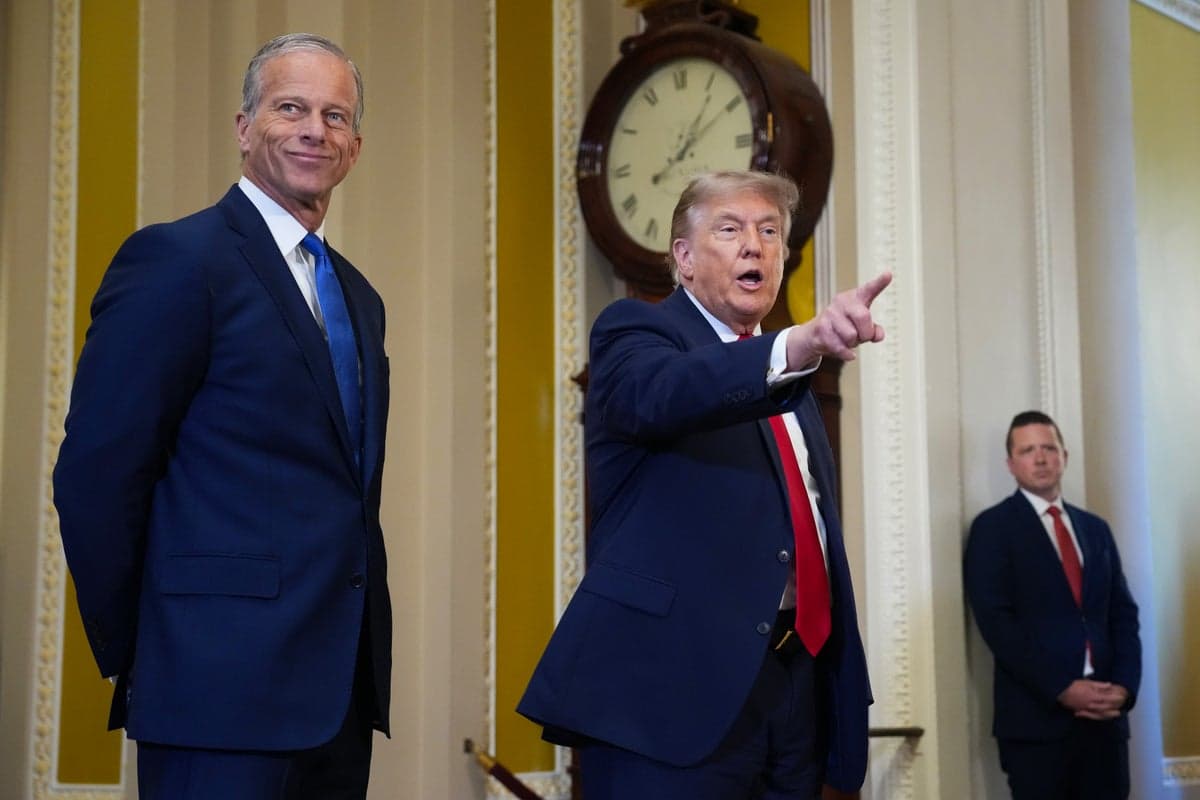 John Thune leads Senate backlash to Trump demanding they cancel summer break for him