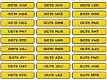 Banned 76 number plates: Over 500 outlawed as too rude or offensive for the road, including SH76 TTY and GO76 WAR