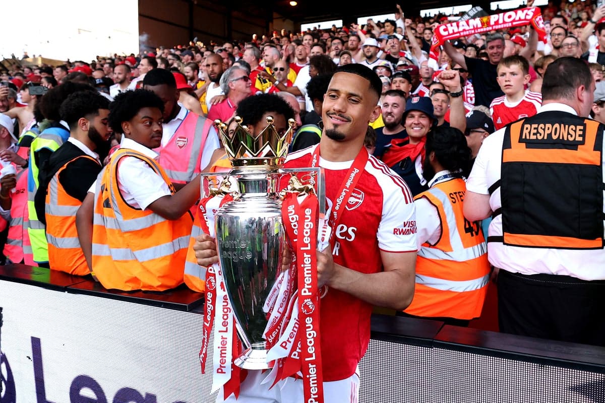 William Saliba set for ‘extended period’ on sidelines with back injury
