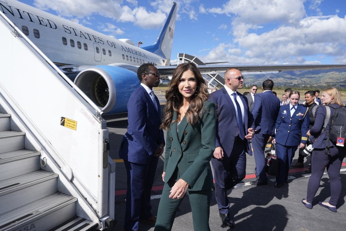 Noem spent $464M on 10 jets for deportations before she was fired. They are shuttling Trump officials around instead