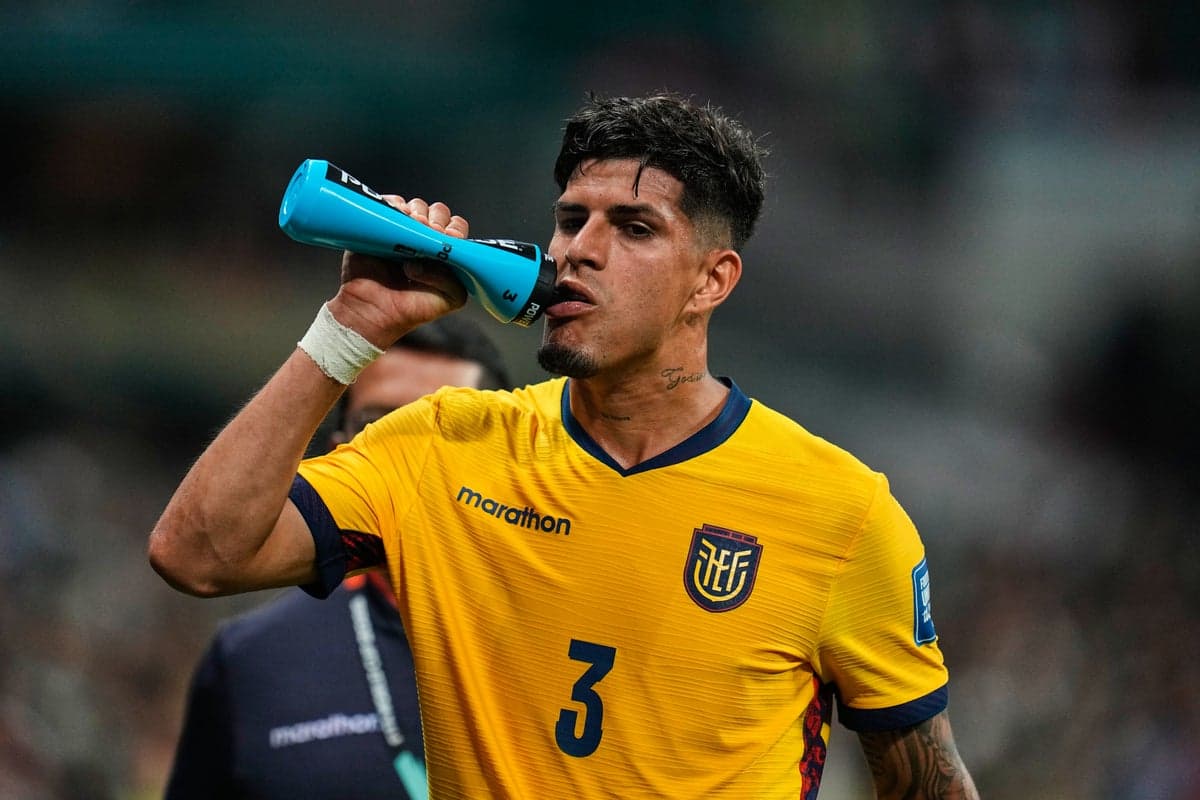 Piero Hincapie becomes second World Cup player to be sent off for covering his mouth