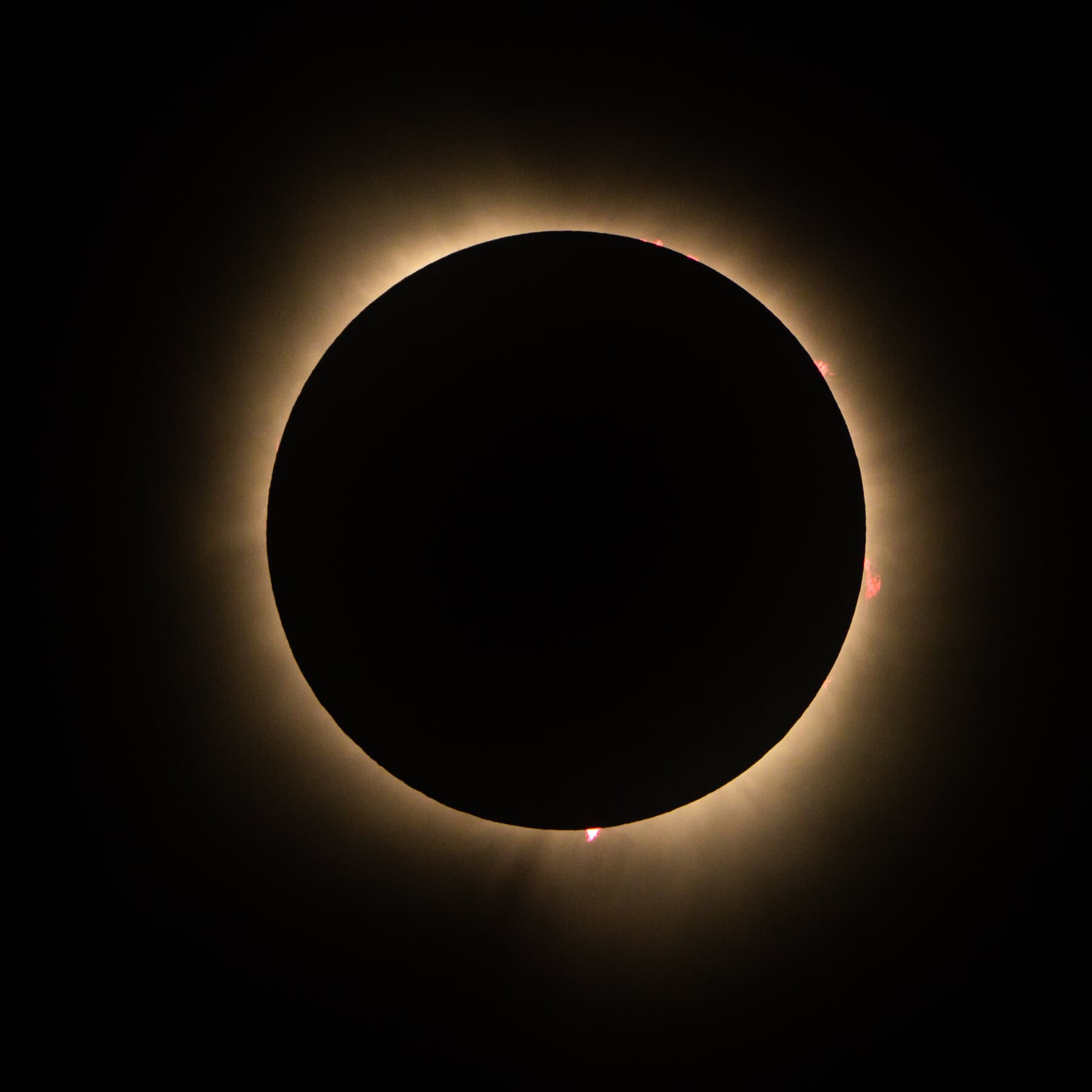 Solar eclipses occur when the sun, moon and Earth align in space.