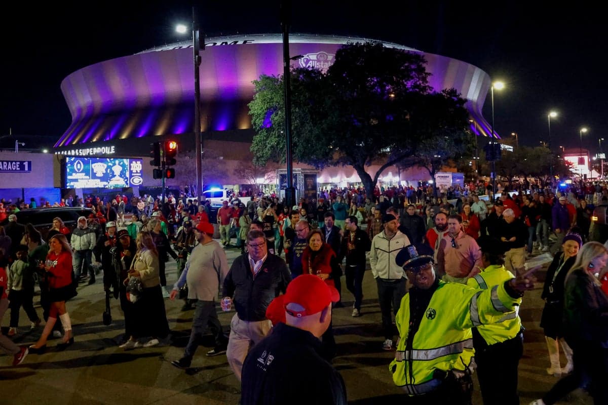 Sugar Bowl fans enjoy safe break from horror amid massive security at New Orleans stadium
