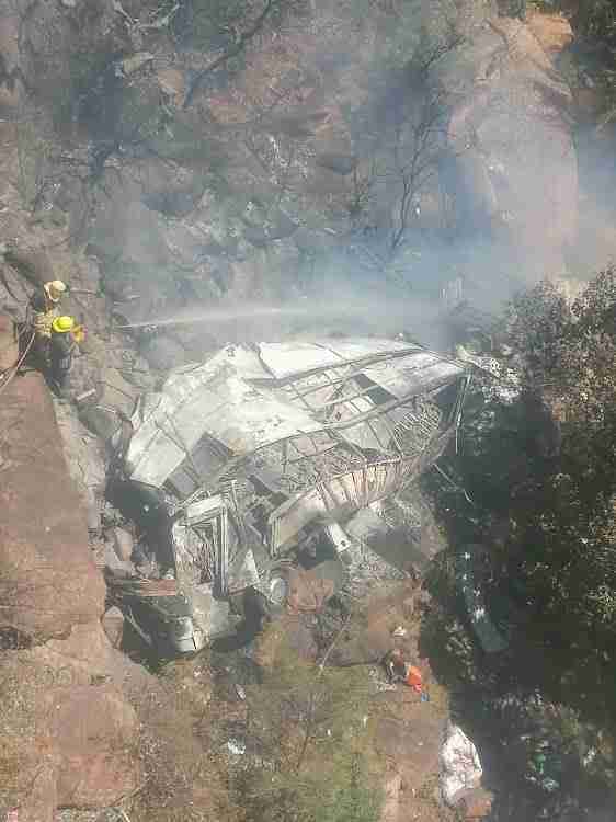 Tragic Descent: Devastating Bus Crash in South Africa Claims 45 Lives