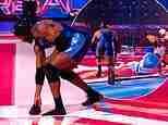 Gladiators fans fume as 'scripted' wardrobe malfunction causes tournament to grind to a halt while viewers insist super-strong cast members not as good as 90s originals