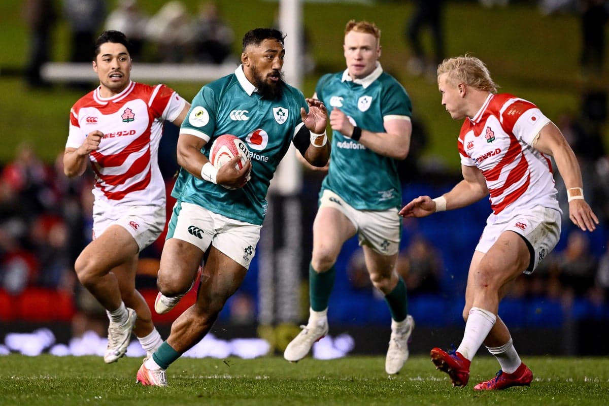 Rotated Ireland overcome spirited Japan side as Sean Jansen shines on debut