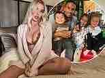 Helen Flanagan reveals she and ex Scott Sinclair are not on speaking terms and admits their children have been left 'upset' by the 'very raw' split