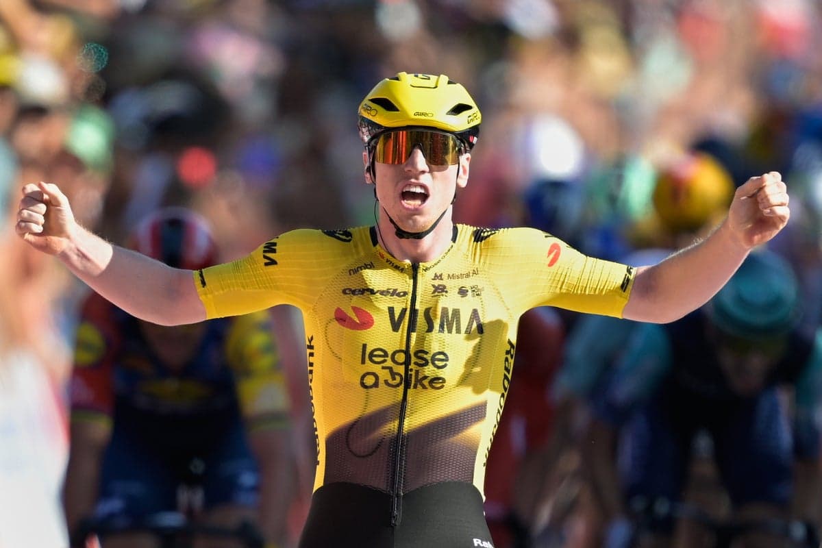 Britain’s Matt Brennan beats leader Tadej Pogacar to Vuelta a España second-stage win