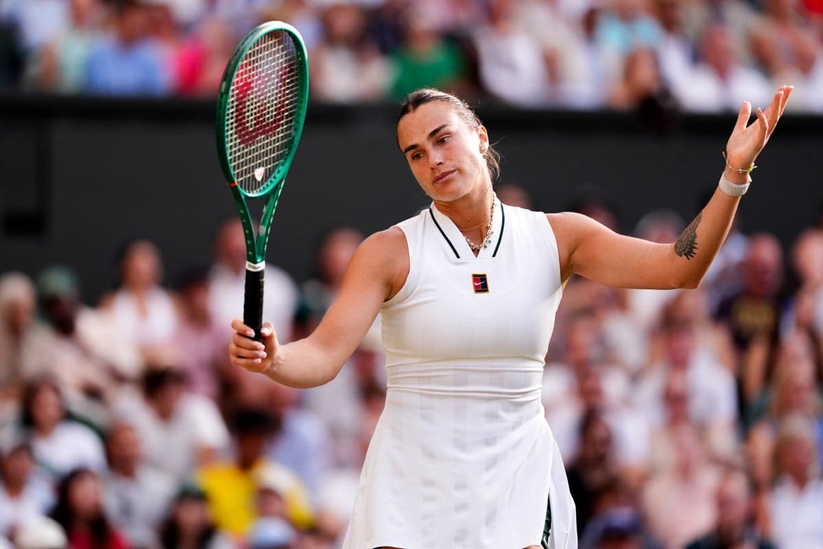 Aryna Sabalenka booed by Wimbledon crowd after reaction to Naomi Osaka defeat