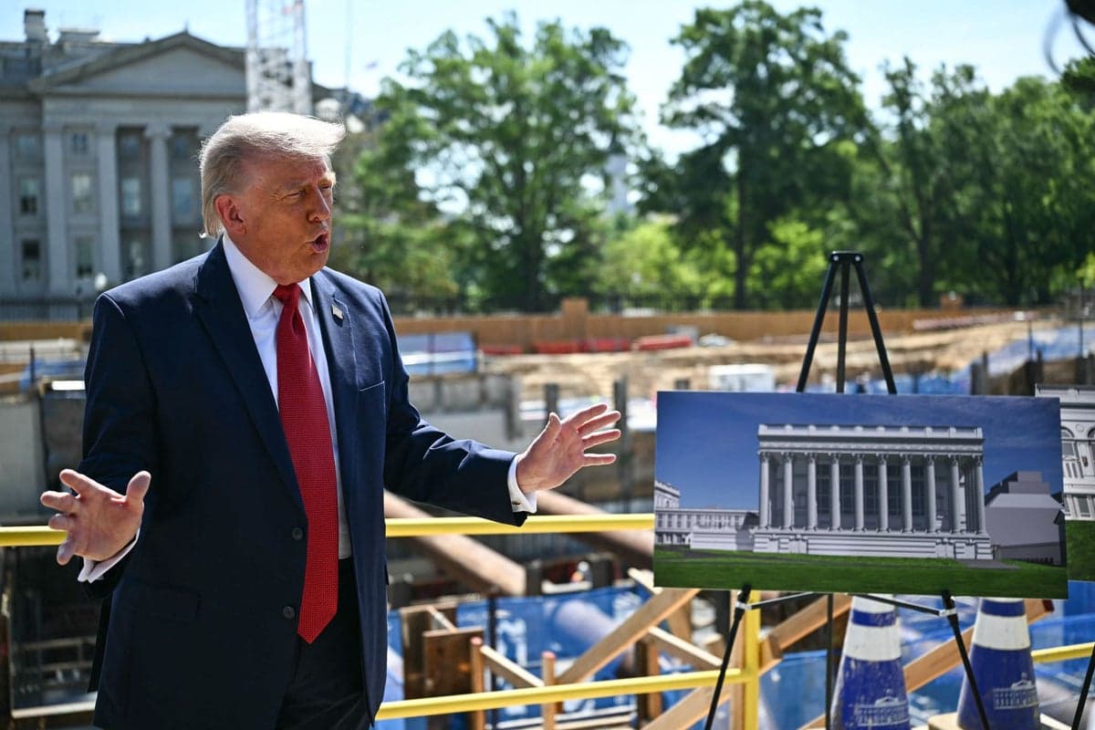 Trump’s ballroom now set to cost $600 million - with half coming from taxpayers, new report reveals