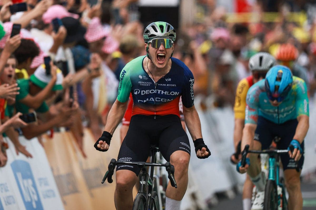 Tim Merlier sprints to stage-seven Tour de France victory - but can’t take yellow jersey off Tadej Pogacar