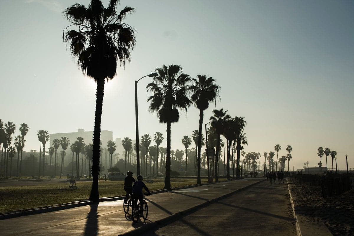 Santa Monica is using AI-enhanced cameras to catch cars and trucks who park in bike lanes