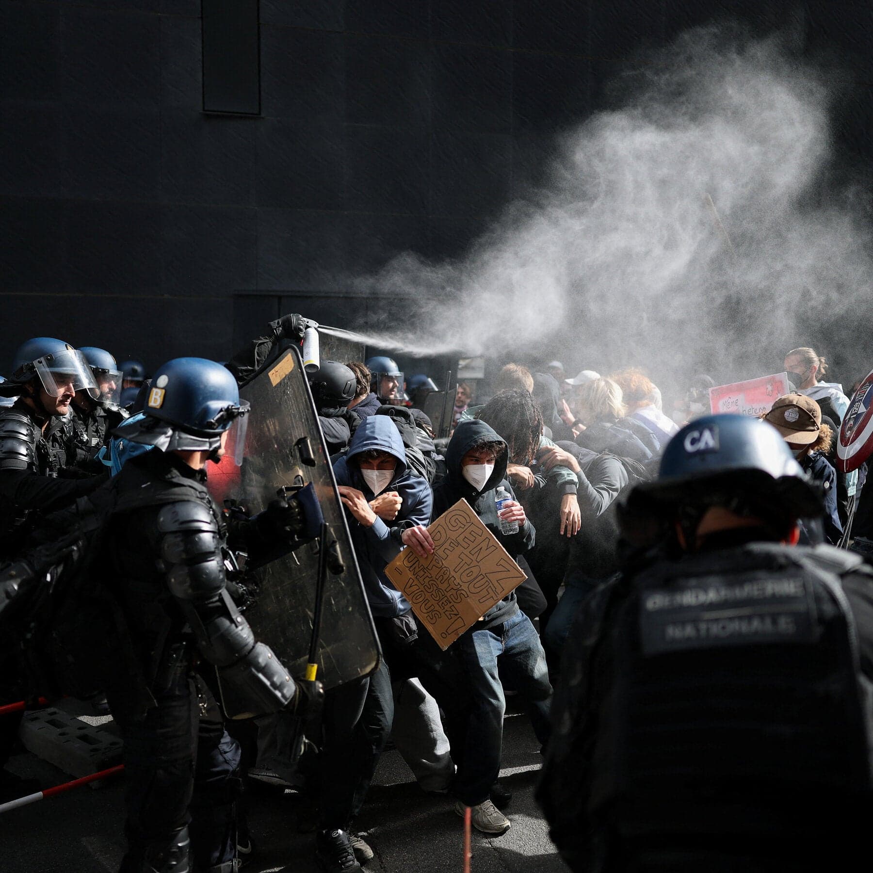 French Student Protests Continue as Government Seeks Way Out of Crisis