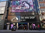 HMV to close 'unsustainable' Oxford Street store just three years after reopening its flagship site