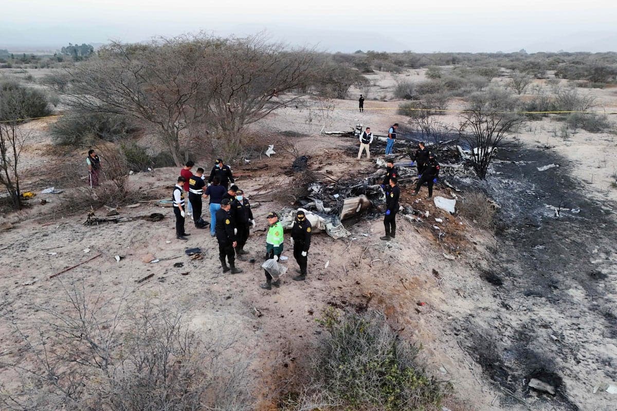 Thirteen dead as plane carrying tourists crashes near Peru’s Nazca Lines